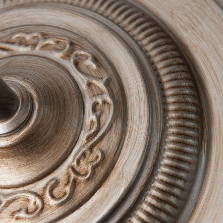 Классический торшер с абажуром 1*E14 40Вт серебряный IP20 Incanto (01023/1 серебро) Eurosvet