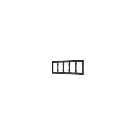 Рамка пластиковая Voltum S70 на 5 постов, (титан)