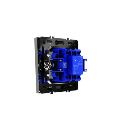 Перекрестный переключатель встраиваемый Voltum S70 одноклавишный 10А, (титан)