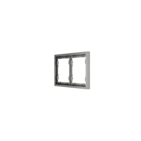 Рамка пластиковая Voltum S70 на 2 поста, (сталь)