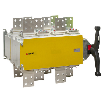 Рубильник-переключатель 2500A 4П c рукояткой управления для прямой установки PowerSwitch EKF