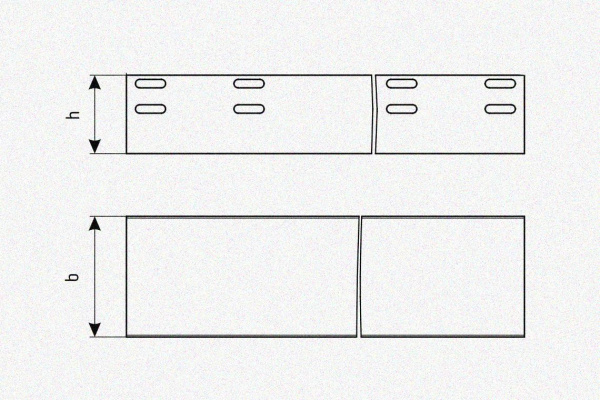 Лоток глухой ЛМГ 50х50х2000 УХЛ1, горячее цинкование, S1,0