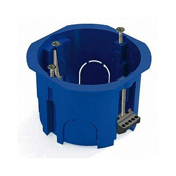 Коробка распаячная для скрытого монтажа в полых стенах 120х92х45мм (с пластиковыми зажимами) CHINT