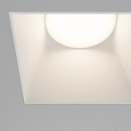 Встраиваемый светильник 1*GU10 20Вт Белый IP20 Downlight DL051-01-GU10-SQ-W Technical Maytoni
