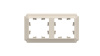 ATLASDESIGN ANTIQUE 2-постовая РАМКА, универсальная, БЕЖЕВЫЙ Schneider Electric
