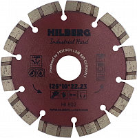 Диск алмазный отрезной 125*22.23 Industrial Hard HI802 Hilberg