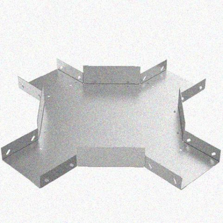 Лоток крестообразный замковый глухой КМЗГ 100х60 УХЛ1, горячее цинкование S1,5
