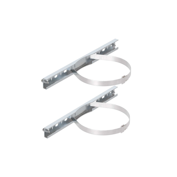 Комплект крепления на столб для цельного навесного шкафа из фибергласа, Ш=400 мм DKC