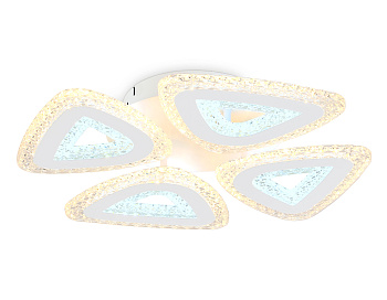 Светильник потолочный светодиодный с пультом FA4019/4 WH белый 82W 3000K+6400K/4200K/6400K+3000K D420*85 (ПДУ ИК) Ambrella Light