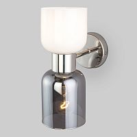 Настенный светильник с плафонами 2*E27 60Вт никель IP20 Tandem (60118/2 никель) Eurosvet