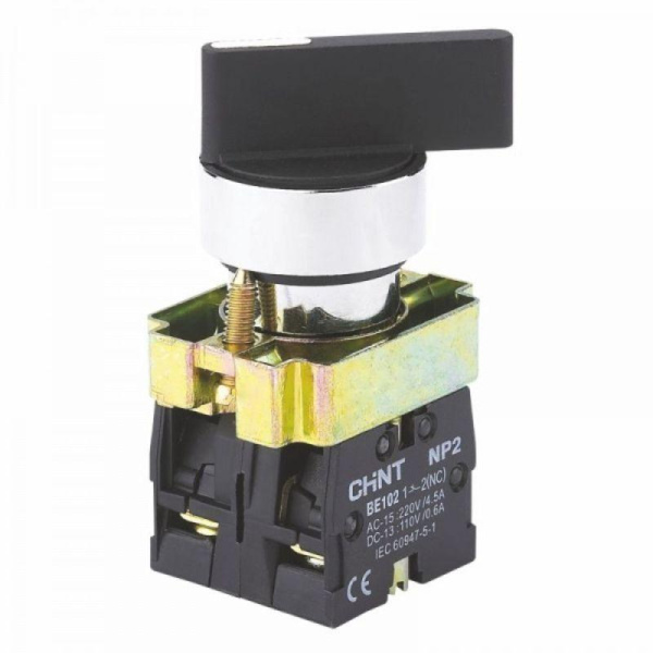 Переключатель NP2-BJ43, 2 положения возвратом, 2НО, IP40 (R) CHINT