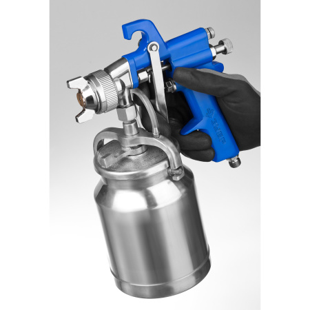 Краскопульт пневматический Профессионал PRO 350N с нижним бачком, 1.8мм ЗУБР