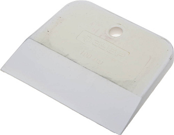 Шпатель "Мастер" резиновый, белый, 1шт, 100мм ЗУБР