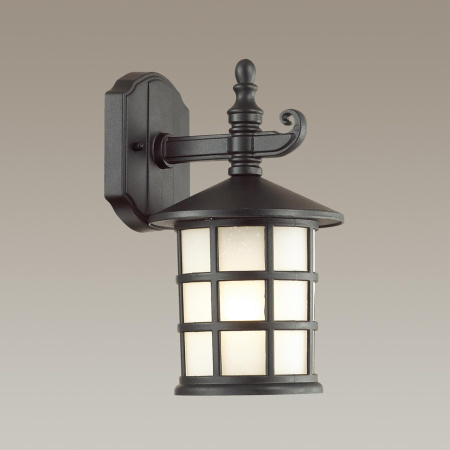 Уличный настенный св-к IP44 E27 60W 220V HOUSE черный ODEON LIGHT