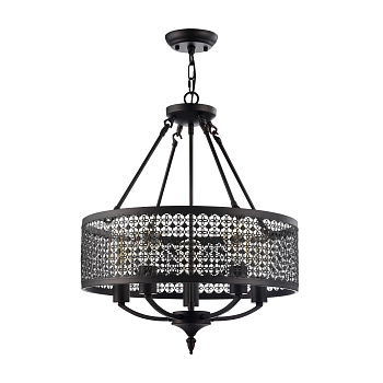 Люстра 5*E27 60Вт Коричневый IP20 Conte FR4166-PL-05C-BL Freya