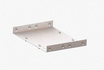 Соединитель лотковый замковый СЛЗ-400х100х0,7 УТ1,5, оцинкованный лист, S0,7