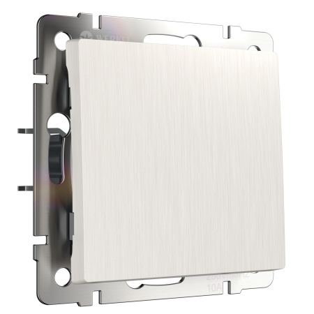 Встраиваемые механизмы Выключатель СУ 1-кл. проходной 10А перламутр рифленый IP20 Werkel