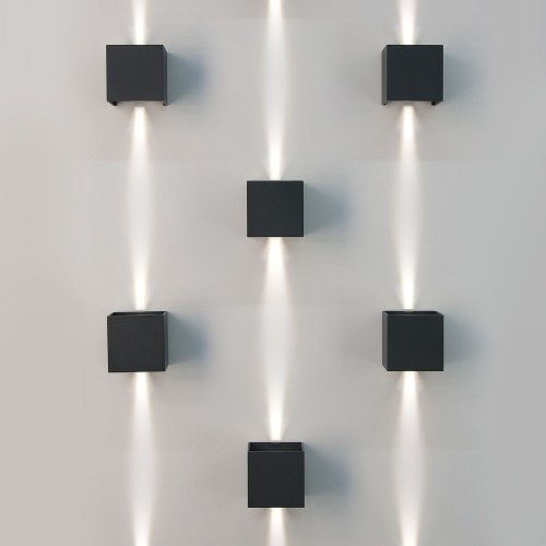 Уличный настенный светодиодный светильник 6Вт 3000К черный IP54 Winner (a038410) Elektrostandard фото 4
