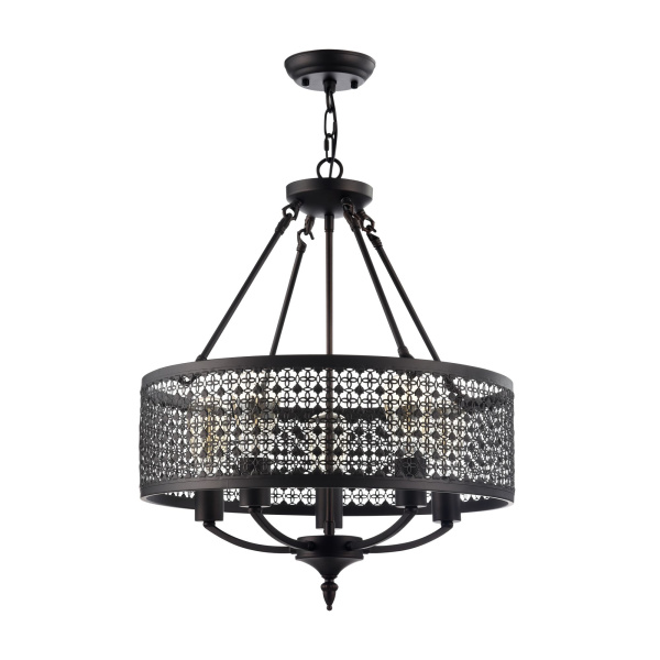 Люстра 5*E27 60Вт Коричневый IP20 Conte FR4166-PL-05C-BL Freya