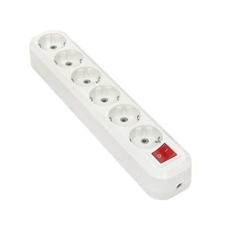 Колодка 6 гнезд 16А 3,5кВт c выкл, с/з Эксперт PROxima EKF