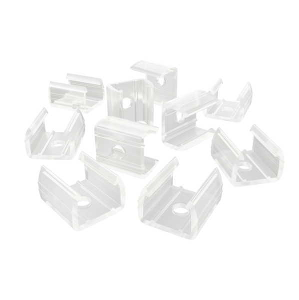 09-151 Комплект (10шт) крепежей пластиковых для светодиодного неона RGB 220В, smd 5050, 80д/м, 10*18мм, арт.17-49 APEYRON