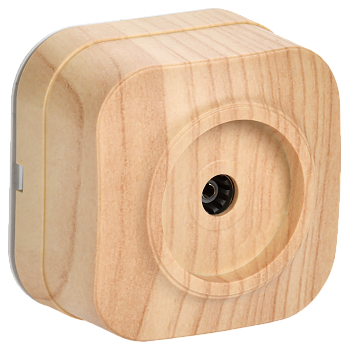 Розетка одноместная ОУ телевизионная РТВ20-ХС GLORY сосна IEK