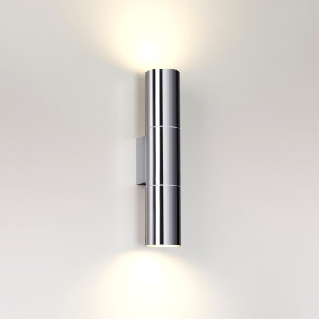 Настенный св-к IP44 LED E27 max 2*7W BAZEL хром/металл ODEON LIGHT