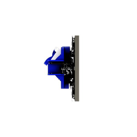 Розетка компьютерная встраиваемая Voltum S70 RJ45 КАТ.6, (шелк)