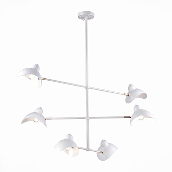 Люстра подвесная Белый/Белый E14 6*60Вт SL1801.503.06 ST LUCE