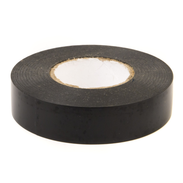 Лента изоляционная ПВХ 19x0,15 25м в рулоне Черная DKC