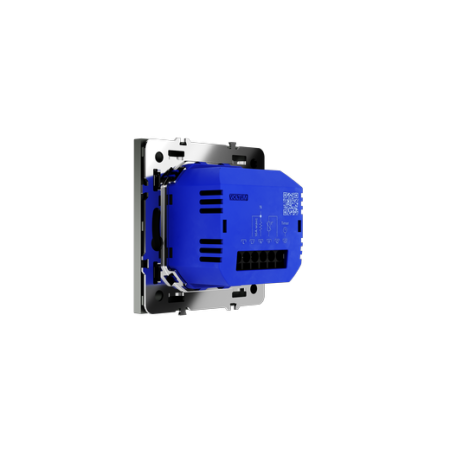 Терморегулятор электронный Voltum S70 с индикацией и датчиком, для теплого пола, (титан)