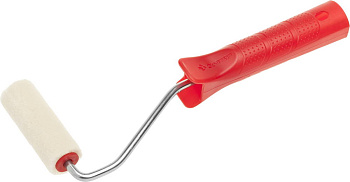 Мини-валик "ВЕЛЮР", 100% шерсть, ворс 4мм, ручка 6мм, d=15/70мм, Эксперт ЗУБР