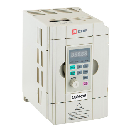 Преобразователь частоты 0,75/1,5кВт 1х230В VECTOR-100 PROxima EKF