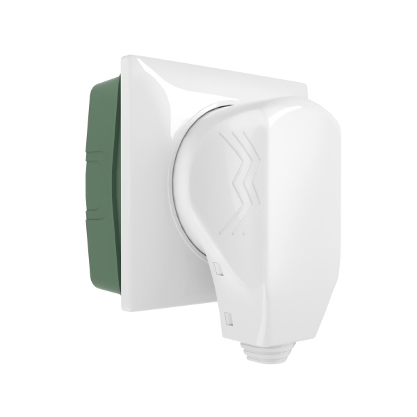 Розетка с вилкой для электроплиты 32А 250В (белый) СУ IP20 Werkel