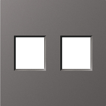 Donel A07 матовый титан накладка 2-я для розеток RJ45,TV,SAT, серия DB