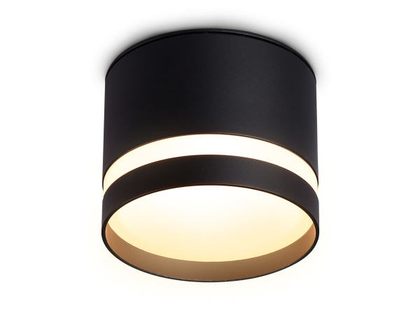 Светильник накладной TN6572 BK черный IP44 GX53 max 15W D82*65 Ambrella Light