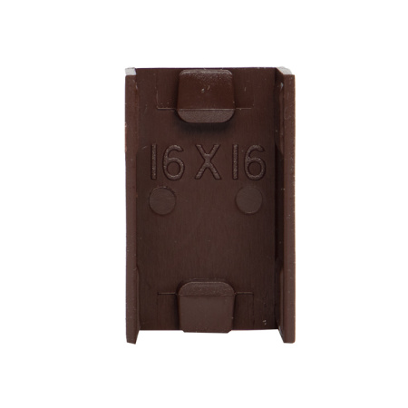 Соединитель (16х16) (4 шт) темное дерево EKF-Plast