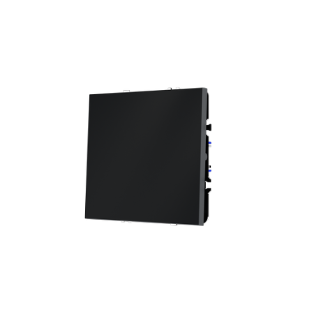 Выключатель встраиваемый Voltum S70 одноклавишный 10А, (графит)