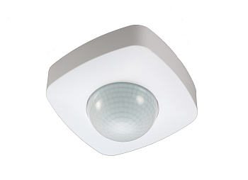 Donel Датчик присутствия потолочн., накладной, 3-х пров., обзор 360º, макс.2000Вт., бел., IP65, серия DS