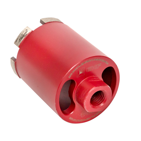 Коронка алмазная для дрелей с микроударом (верхнее пылеудаление) DCH-68MHS Micro Hit Laser M16 Professional EKF