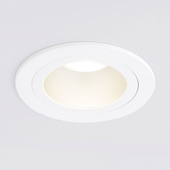 Встраиваемый точечный светильник GU10 серебро/белый IP20 (a053353) Elektrostandard