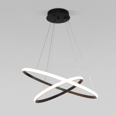 Подвесной светодиодный светильник с ПДУ черный IP20 (90264/2 черный) Eurosvet