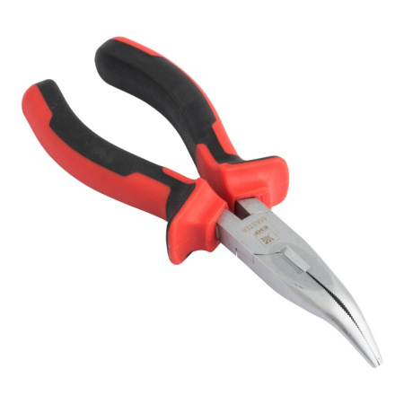 Длинногубцы изогнутые Master 160 мм Basic EKF