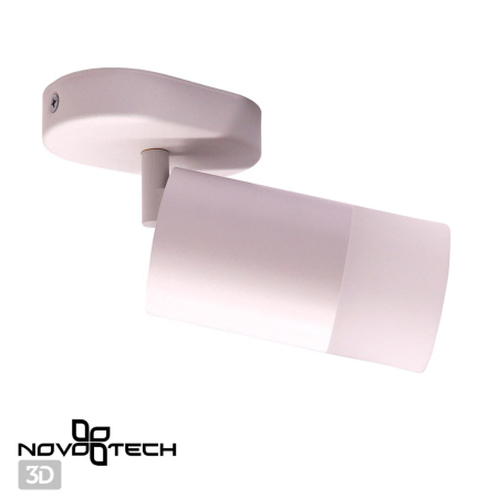 Св-к накл.IP20 GU10 9W 235V FLAX белый NOVOTECH