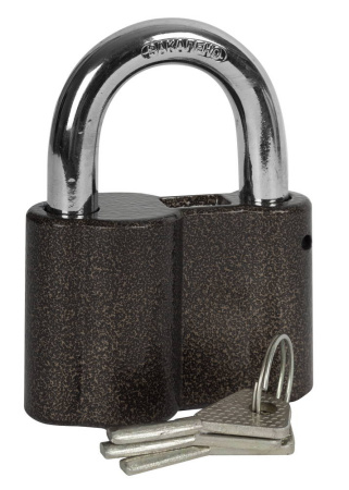 Замок навесной "Мастер" общего применения, дисковый механизм секрета, ключ 7 PIN, дужка d-14мм, 80мм ЗУБР
