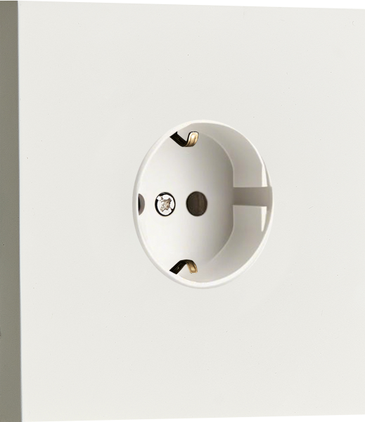 Donel N96 Розетка Schuko с заземлением, со шторками 16A 250 В~, Белый, серия DT Donel N96 Розетка Schuko с заземлением, со шторками 16A 250 В~, Белый, серия DT