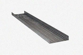 Лоток глухой ЛМГ 50х25х2000 УТ1,5, горячее цинкование, S1,5