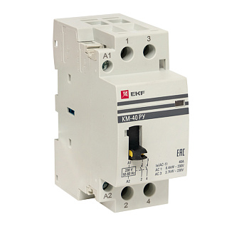 Контактор модульный КМ РУ 63А 2NO (2 мод) PROxima EKF