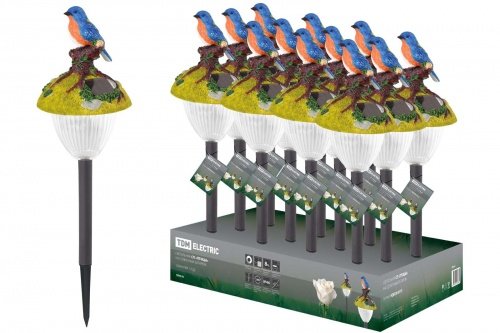 Светильник СП "Птицы" на солнечных батареях, меняют цвет, пластик, в ассортименте, ДБ, TDM фото 2