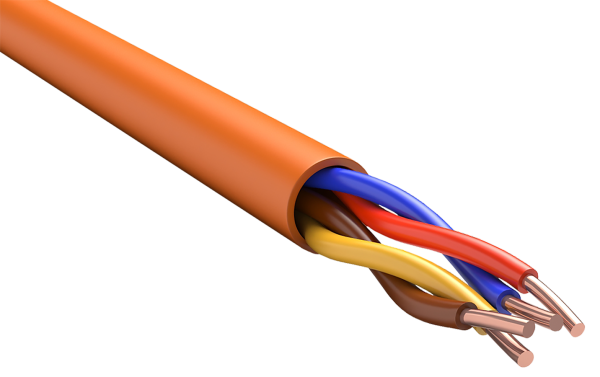 ITK Кабель огнестойкий КПСнг(А)-FRHF 2х2х0,50 оранжевый (200м)